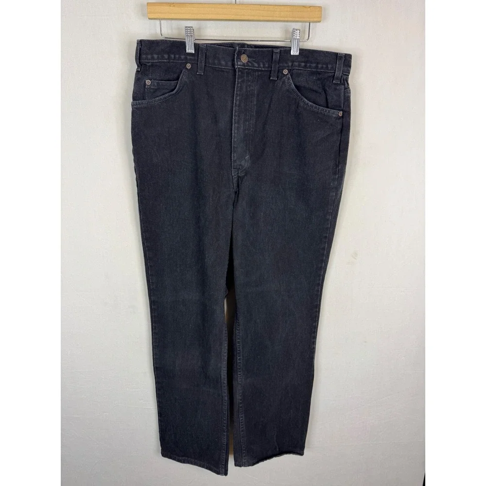 Vintage Levis 90s 506‎ Jeans Mens 38x32 Black Orange Tab Straight Denim Canada
